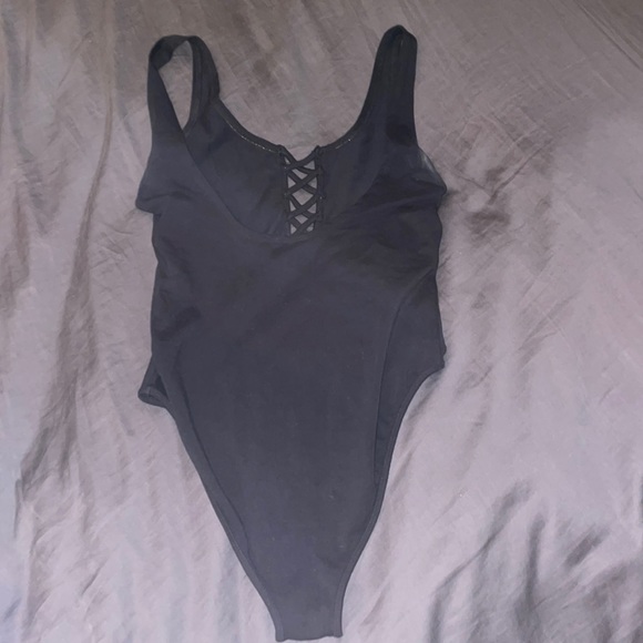 Forever 21 sleeveless black body suit, size S - Picture 2 of 2
